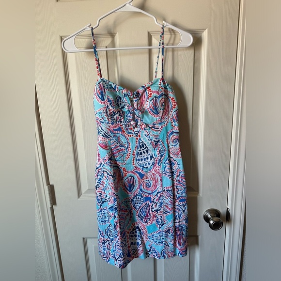 Seashell Print Dress - Picture 1 of 2